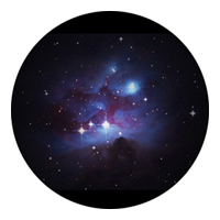 ROSCO:260-86666 -- 86666 Bright Nebula Multi Color Glass Gobo, Size: Specify