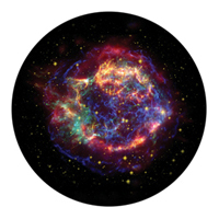 ROSCO:260-86669 -- 86669 Chromatic Nebula Multi Color Glass Gobo, Size: Specify