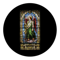 ROSCO:260-86677 -- 86677 Raphael Stained Glass Multi Color Glass Gobo, Size: Specify