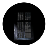 ROSCO:260-86694 -- 86694 Gloomy Window Multi Color Glass Gobo By Lisa Cuscuna, Size: Specify