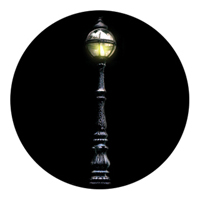 ROSCO:260-86696 -- 86696 Streetlight Multi Color Glass Gobo By Lisa Cuscuna, Size: Specify