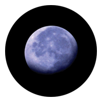 ROSCO:260-86708 -- 86708 Rising Moon Multi Color Glass Gobo By Lisa Cuscuna, Size: Specify