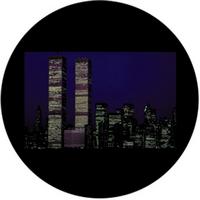 ROSCO:260-86724 -- 86724 Twin Towers 2 Multi Color Glass Gobo By Lisa Cuscuna, Size: Specify