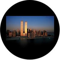 ROSCO:260-86725 -- 86725 Twin Towers 3 Multi Color Glass Gobo By Lisa Cuscuna, Size: Specify