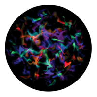 ROSCO:260-86727 -- 86727 Chromatic Multi Color Glass Gobo By Lisa Cuscuna, Size: Specify