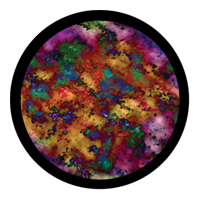 ROSCO:260-86734 -- 86734 Earthtones Multi Color Glass Gobo By Kc Hooper, Size: Specify