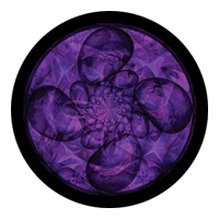 ROSCO:260-86747 -- 86747 Oil & Vinegar Multi Color Glass Gobo By T. Nathan Mundhenk, Size: Specify