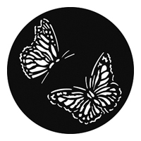 GAM:250-G303 -- G303 Butterflies Steel Metal Gobo, Size: Specify