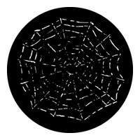 GAM:250-G352 -- G352 Cobweb Steel Metal Gobo, Size: Specify