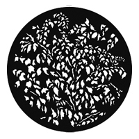GAM:250-G370 -- G370 Leaf Breakup Steel Metal Gobo, Size: Specify