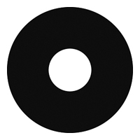 GAM:250-G382 -- G382 Pin Spot B Steel Metal Gobo, Size: Specify