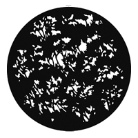 GAM:250-G530 -- G530 Foliage Pattern Steel Metal Gobo, Size: Specify