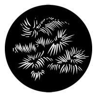 GAM:250-G578 -- G578 Foliage Breakup 2 Steel Metal Gobo, Size: Specify