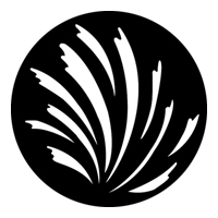 GAM:250-G594 -- G594 Splash Steel Metal Gobo, Size: Specify