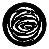 GAM:250-G639 -- G639 Whirlpool Steel Metal Gobo, Size: Specify
