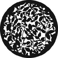 GAM:250-G748 -- G748 Giant Leaves Steel Metal Gobo, Size: Specify