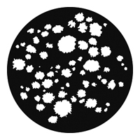 GAM:250-G822 -- G822 Undersea Foliage 4 Steel Metal Gobo, Size: Specify