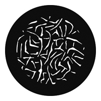 GAM:250-G849 -- G849 Reflection Steel Metal Gobo, Size: Specify