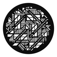 GAM:250-G923 -- G923 Fire Escape Breakup Steel Metal Gobo, Size: Specify