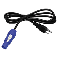 Power Cord - 18AWG SJT  x 5' Molded Edison to Powercon