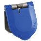 CL40WTC-L-187-D Snap Panel Mount Cover Blue