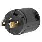 HBL7465V Midget Twistlock ML-1P 15a 125v 2Pole Male Plug Black