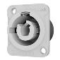 SAC3MPB Power chassis connector with quick lock, Power-out Gray, rated at 20A/250V AC