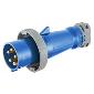 HBL5100P9W Pin and Sleeve 100a 120/208v 3 phase 4pole/5wire Male Plug Blue