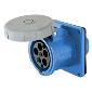 HBL560R9W Pin and Sleeve 60a 120/208v 3 phase 4pole/5wire Female Receptacle Blue