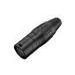 SE8MC-02-B-NEW RJ45 IP65 cable connector Series 02, black housing, cable O.D.: 5-7mm