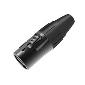 SE8MC-05-B-01-NEW RJ45 IP65 cable connector Series 05, waterproof RJ45 system - Black