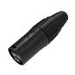 SE8MC-B-1-NEW RJ45 cable connector Series 01, black housing, cable O.D.: 5-7 mm