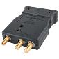 HBL60SPM Stage 3-Pin 60A 125v Inline Male Black