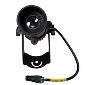 GT82 Gantom Juni - 10w Warm White 3000k Zoom 25-38° - Black - 12v Bare Wire