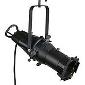 LEO ELLIPSOIDAL SPOTLIGHT, 36 degree Beam, Includes c-clamp, color frame, cord and 5-15P edison plug, no lamp, Black