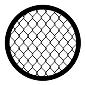 ROSCO:250-71060 -- 71060 Wire Fence Steel Metal Gobo, Size: Specify