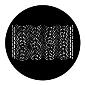 ROSCO:250-76502 -- 76502 Mosaic Floor Steel Metal Gobo, Size: Specify