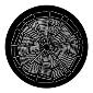 ROSCO:250-77129 -- 77129 Negative Web Steel Metal Gobo, Size: Specify