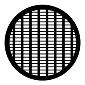 ROSCO:250-77545 -- 77545 Grill 8 Steel Metal Gobo, Size: Specify