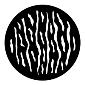 ROSCO:250-77562 -- 77562 Linear 8 Steel Metal Gobo, Size: Specify