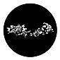 ROSCO:250-77714 -- 77714 Cloud 4 Steel Metal Gobo, Size: Specify