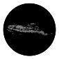 ROSCO:250-77828 -- 77828 Meshed Cirro-Stratus 2 Steel Metal Gobo, Size: Specify