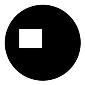 ROSCO:250-77871 -- 77871 Stars & Stripes (Blue) Steel Metal Gobo, Size: Specify