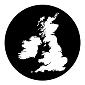 ROSCO:250-77875 -- 77875 British Isles Steel Metal Gobo, Size: Specify