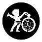 ROSCO:250-78392 -- 78392 Baby New Year Steel Metal Gobo, Size: Specify