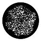 ROSCO:250-79117 -- 79117 Dense Leaves 3 Steel Metal Gobo, Size: Specify