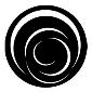 ROSCO:250-79742 -- 79742 Crescent Isolation Steel  Metal Gobo, Size: Specify