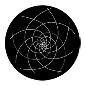 ROSCO:250-79744 -- 79744 Sunflower Golden Part 2 Steel  Metal Gobo, Size: Specify