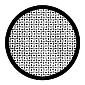 ROSCO:260-81131 -- 81131 Plate Weave Bw Glass Gobo, Size: Specify