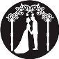 ROSCO:260-82840 -- 82840 Kissing Under Trellis Bw Glass Gobo, Size: Specify